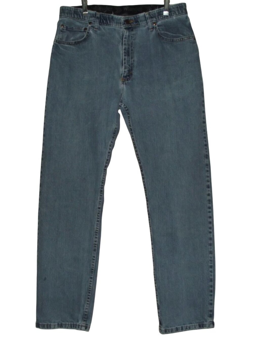 Wrangler Jeans Mens 34 x 31 Blue 96CFWSW Comfort Solutions Series Regular Fit